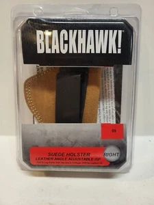 BLACKHAWK SIZE 09 RIGHT SUEDE ADJUSTABLE HOLSTER #421809BN-R - Picture 1 of 2