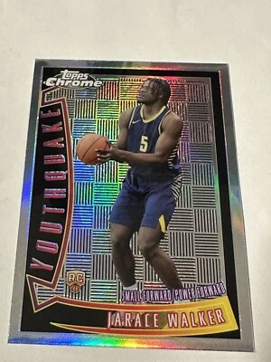 2023-24 TOPPS CHROME YOUTHQUAKE REFRACTOR JARACE WALKER RC - Image 1 of 2