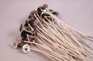 🕯️50 HTP USA Candle Wicks - 6" Primed & Tabbed - Women Veteran Owned - Bild 1 von 2