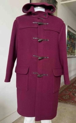 Abrigo de Lona Gloverall Para Hombres Talla 44 Mezcla de Lana Con Capucha Botón de Palanca Inglaterra Foto 1 de 4