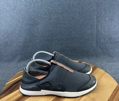 Olukai Mikili Black Orange Slip On Casual Comfort Shoes Womens US 9.5 - Image 1 of 4