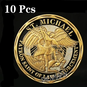 Moneda de colección de 10 piezas del oficial de policía Michael Protect US Challenge - Imagen 1 de 11