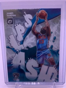 James Harden Splash Insert #1 2020-21 Panini Donruss Optic Brooklyn Nets - Picture 1 of 2