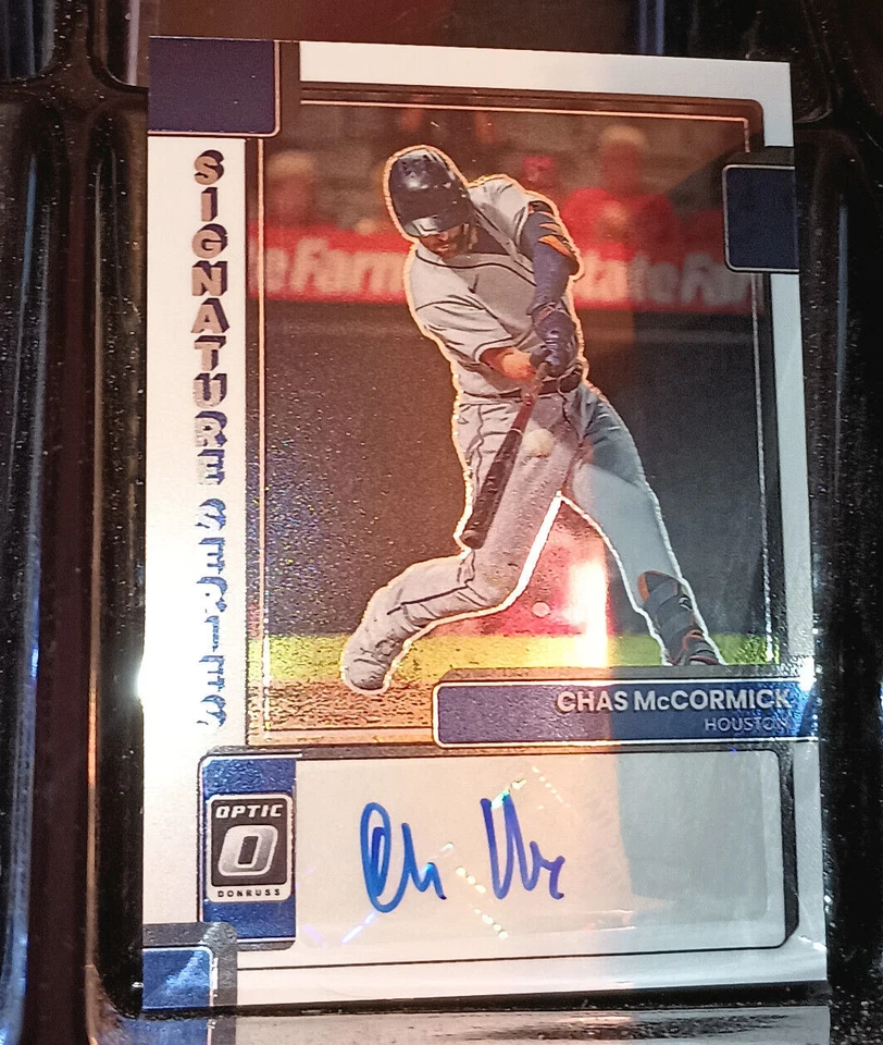2022 Donruss Optic Signature Series #12 Chas McCormick Houston Astros - Image 1 of 1