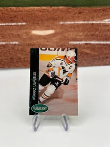1992-93 PARKHURST # 136    MARIO LEMIEUX . PITTSBURGH PENGUINS - Picture 1 of 2