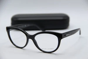 NEW RALPH LAUREN RL 6177 5001 BLACK AUTHENTIC FRAMES EYEGLASSES 52-17 - Picture 1 of 4