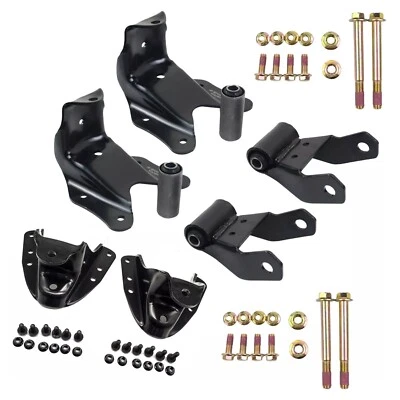 Rear Leaf Spring Forward Rearward Shackle Hanger Bracket for Ford F250 F350 - Image 1 of 4