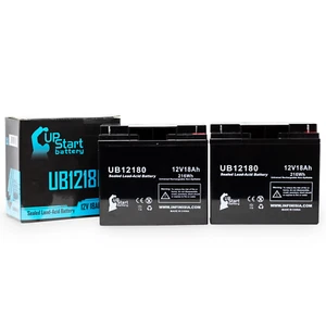 2-pack APC SMART UPS 1500 3000 Battery UB12180 12V 18Ah Sealed Lead Acid SLA AGM - Picture 1 of 1