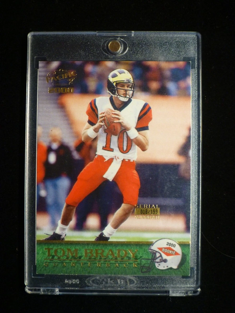 2000 pacific tom brady ルーキーカード 999枚限定 2000 pacific tom
