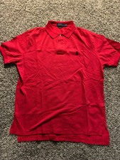 Polo Ralph Lauren Men's Short Sleeve Shirt - Red, L