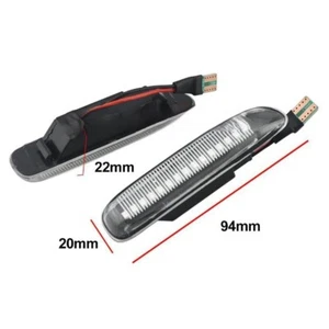 Luz de señal de giro LED ámbar transparente para BMW E46 serie 3 99-03 - Imagen 1 de 7