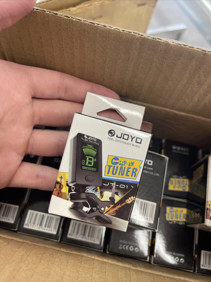 JOYO Sintonizador Eléctrico Digital Cromático LCD con Clip para Bajo Ukelele Violín Foto 1 de 1