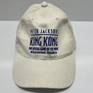 King Kong Universal Studios Peter Jackson White Hat Blue Embroidery Adjustable - Picture 1 of 13