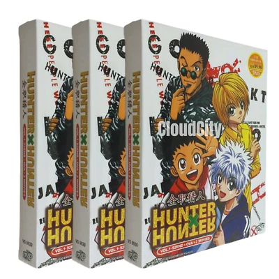 Anime DVD HUNTER X HUNTER (1999) Vol.1-92 End + OVA + 2 MOVIE English Subtitle Foto 1 de 4
