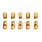 30pcs Brass Lure Bodies Fishing Inline Spinner Making Part Bait Rooster Tail DIY