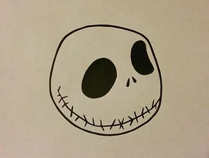 Jack Skellington Precision Cut Vinyl Nightmare Before Christmas Pumpkin King - Picture 1 of 2