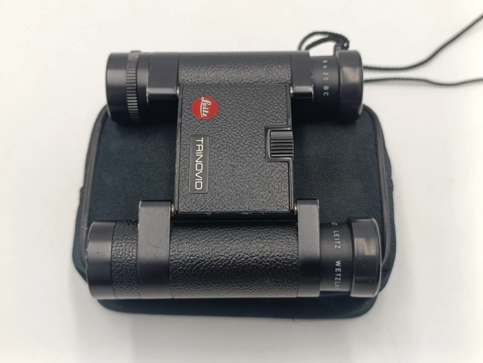 Leica 8x20 BCA Trinovid Binoculars with Leather Wrap – Perfect working Condition - Image 1 of 4