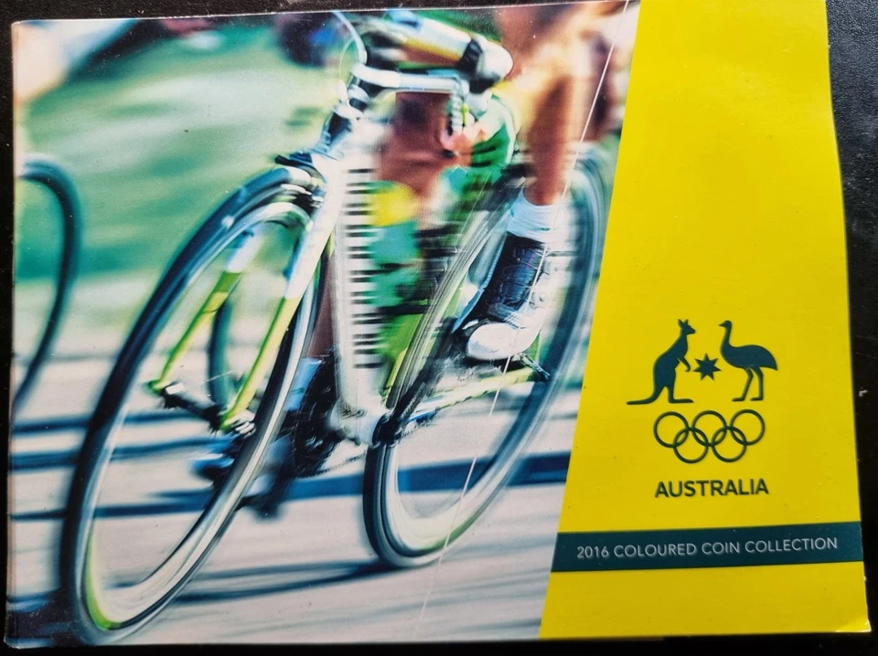 2016 Rio Olympics Five Coin $2 Folder Set - cycling READ DESCRIPTION - image 1 of 2