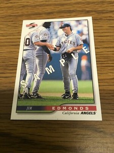 1996 Score Promotional Promo SAMPLE #4 Jim Edmonds Los Angeles Angels