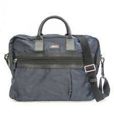 Bally NUTER-MD Men's Nylon,Leather Handbag,Shoulder Bag Black,Navy BF561380