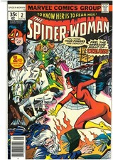 SPIDER-WOMAN 2 1978 VF+ SPECTACULAR ISSUE BRONZE AGE FREE UK POST