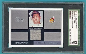 2003 Flair Greats, Cut of History Early Wynn, Game Used Jersey SGC 98 Gem Mint! - Picture 1 of 1