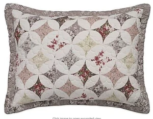 Nuovo cuscino standard Nostalgia Home Lily finta patchwork farfalla grazioso motivo - Foto 1 di 8