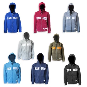 Sonia Originelli Sweatjacke "Hamburg" Damen unifarben Hoodie bestickt Neu - Bild 1 von 13