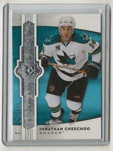 07-08 2007-08 Ultimate Collection #13 Jonathan Cheechoo 079/499 San Jose Sharks