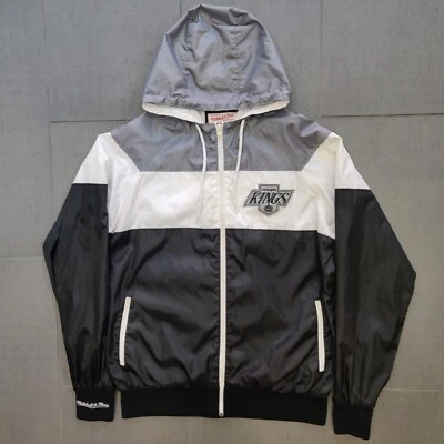 Chaqueta Mitchell & Ness Vintage Hockey Los Angeles Kings Algodón Forrado Satén Grande Foto 1 de 4