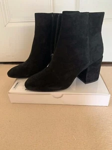Ash Black Suede Boots Size 36 - Foto 1 di 5