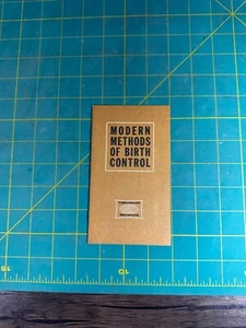 1967 Methods of Birth Control Sanger Planned Parenthood population pamphlet - Bild 1 von 5