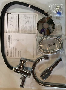 Jacuzzi NW5082 Freestanding Tub Filler With Metal Lever Handle Built In Diverter - Picture 1 of 5