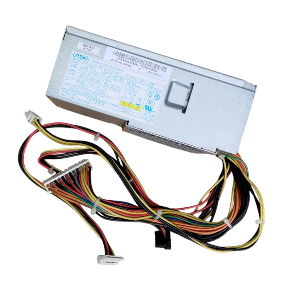 Lenovo ThinkCentre Edge 72 SFF 180W Power Supply 54Y8888 PSU Lite-On PS-5181-02 - Image 1 of 1