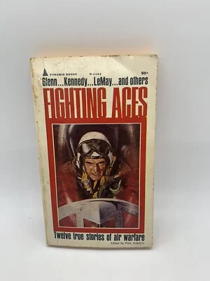 Fighting Aces Phil Hirsch 1966 Pyramid Vintage WWII War PB Book Foto 1 de 4