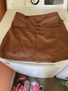 Girls Faux Suede Skirt, Size XL (18) - Picture 1 of 3