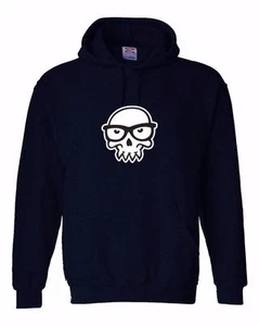 NUEVAS GAFAS IMPRESAS PARA HOMBRES CALAVERA HIPSTER DIVERTIDA CHAQUETA CON CAPUCHA JERSEY - Imagen 1 de 11