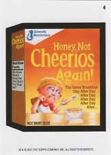 2021 Wacky Package Monthly Series August Coupon Back "Not Cheerios Again" #4
