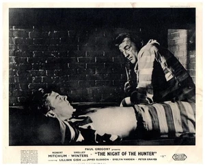 Nacht des Jägers Original Lobby Card Robert Mitchum Peter Graves in Prison - Bild 1 von 1