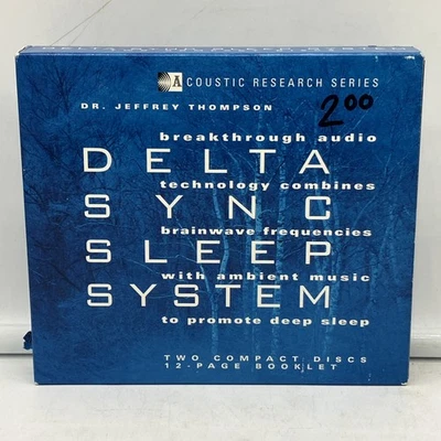 Delta Sync Sleep System by Jeffrey D. Thompson (CD, Jul-1995, 2 Discs) FREE SHIP Foto 1 de 3