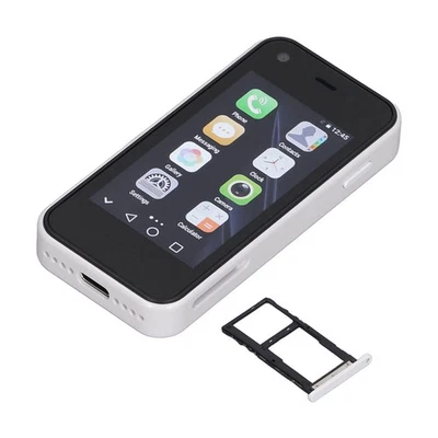 Mini 3G Smartphone 2.5in WiFi 2GB+16GB Slim HD Camera Dual SIM Cell Phone White - Image 1 of 4