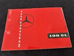 Mercedes Benz 190SL 1959-1960 Roadster Inglés Delux Folleto W121 Catálogo de ventas - Imagen 1 de 14
