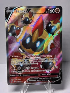 Falinks V (Full Art) 185/192 Swsh02: Rebel Clash Holo - Picture 1 of 2