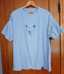 Camiseta Pirana Joe Cozumel México Azul Manga Corta Hombre Grande 100% Algodón - Imagen 1 de 9