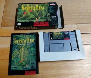Secret of Mana (Super Nintendo SNES, 1993) in OVP mit Anleitung - Bild 1 von 7