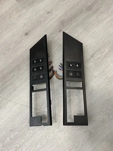 88-94 Chevy GMC Truck Door Lock Bezels W/ Switches PAIR OEM 15574143 15574144⚡️ - Picture 1 of 7