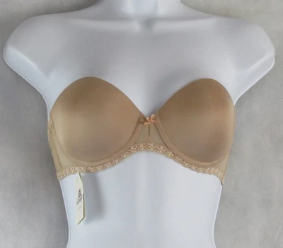 Sujetador push-up sin tirantes Faithfully Yours para mujer b.tempt'd by Wacoal, desnudo, 30D Foto 1 de 4