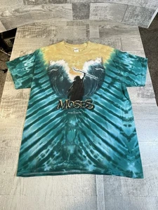 Camicia grande uomo vintage Sight & Sound Theatres Moses Parts The Sea Tie Dye 2000 - Foto 1 di 7