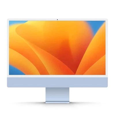 iMac 24 pollici M1 Blu 16GB 256GB SSD Ricondizionato - Immagine 1 di 4