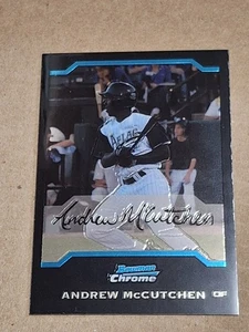 2005 ANDREW MCCUTCHEN BOWMAN CHROME AFLAC BASEBALL ROOKIE CARD RC #AFL5 PIRATES - Picture 1 of 2